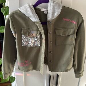 Madden girl size 8 jacket with hoodie